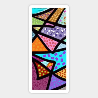 Abstract Craziness Sticker